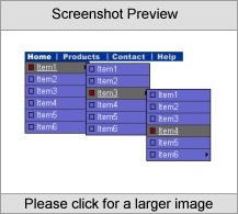 JavaScript Drop Down Menu Creator Screenshot
